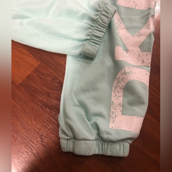 DKNY Sweatpants. Size small. Has drawstring. Light teal color. Very soft. - Picture 3 of 9